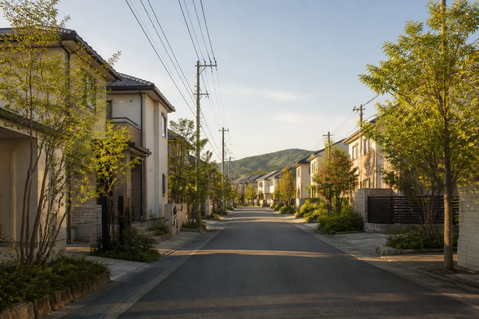 生成画像による物件イメージ 住宅街