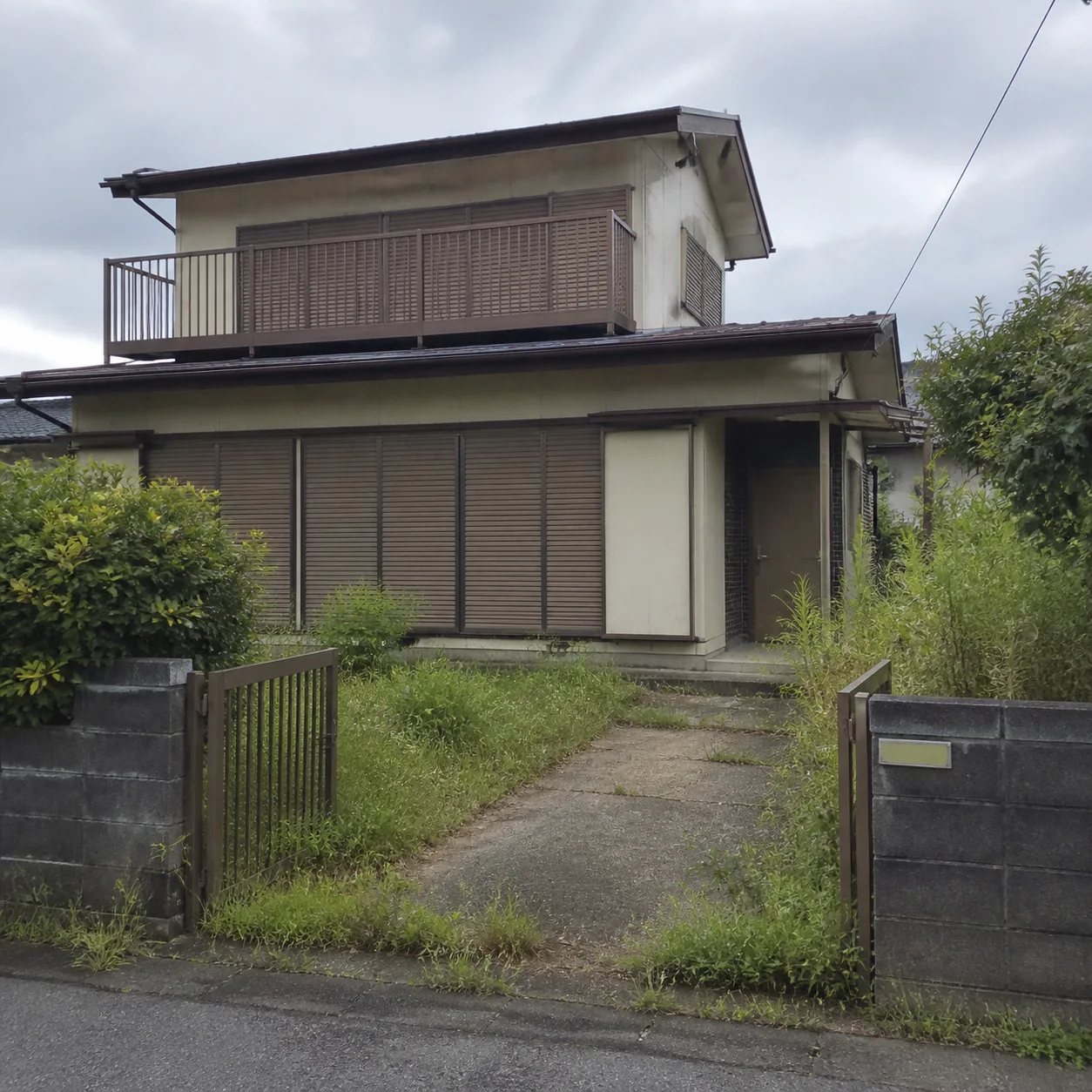生成画像による空き家
